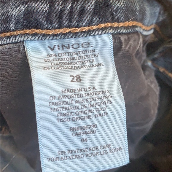 VINCE. Vintage indigo wash high rise sz 28 - Picture 4 of 10